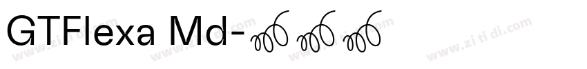 GTFlexa Md字体转换